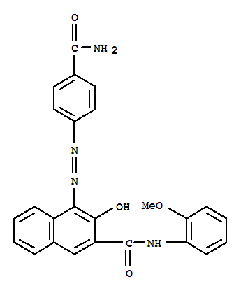 顏料紅 266; 4-[[4-(氨基羰基)苯基]偶氮]-3-羥基-N-(2-甲氧基苯基)-2-萘甲酰胺