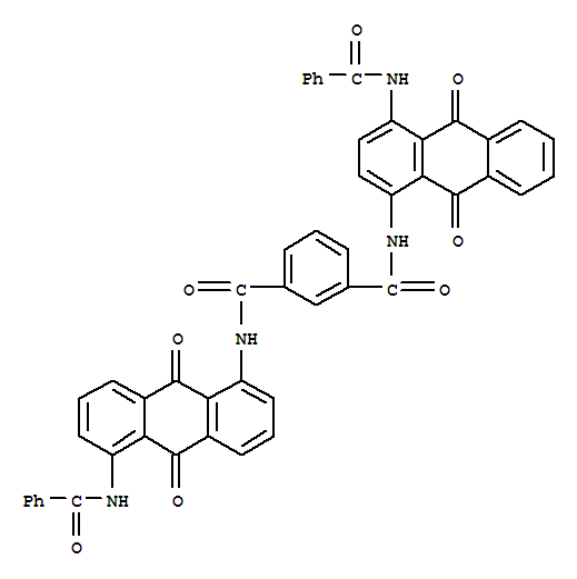 N-[4-(苯甲?；被?-9,10-二氫-9,10-二氧代-1-蒽基]-N'-[5-(苯甲酰基氨基)-9,10-二氫-9,10-二氧代-1-蒽基]間苯二甲酰胺
