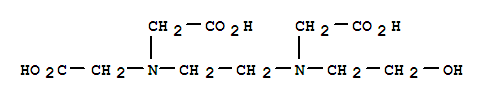 N-羥乙基乙二胺三乙酸; N-(2-羥乙基)乙二胺-N,N',N'-三乙酸; HEDTA
